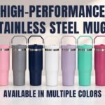 30oz Insulated Stainless Steel Water Bottle with Handle