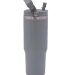 40 Oz Tumbler with Handle and Straw